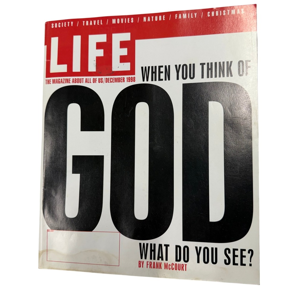 Vintage Life Magazine December 1998 When You Think of God